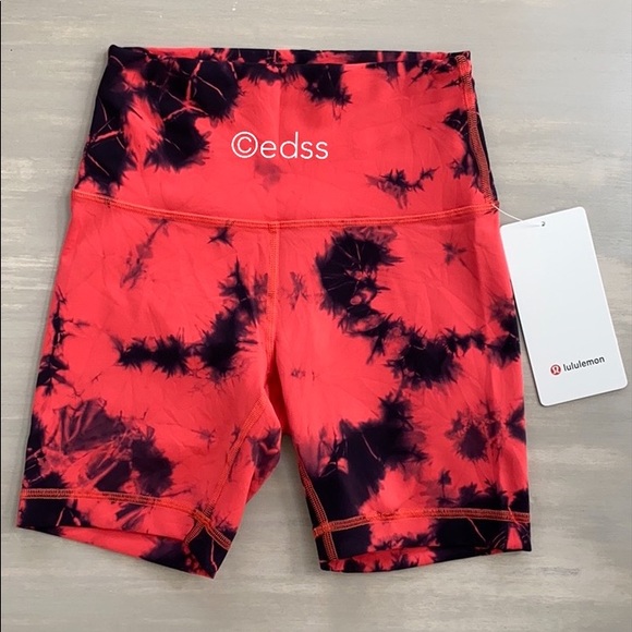 Lululemon Wunder Train Short 6 Tie Dye 